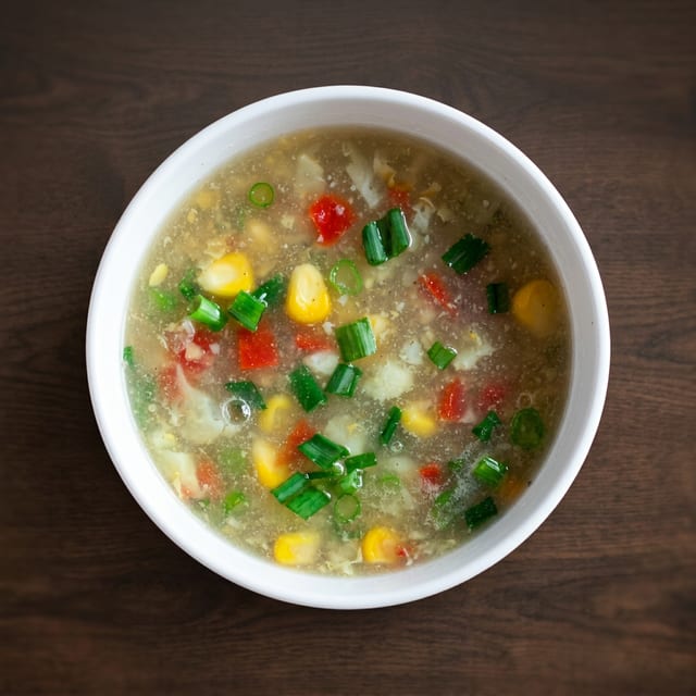 Sweet Corn Chicken Soup.