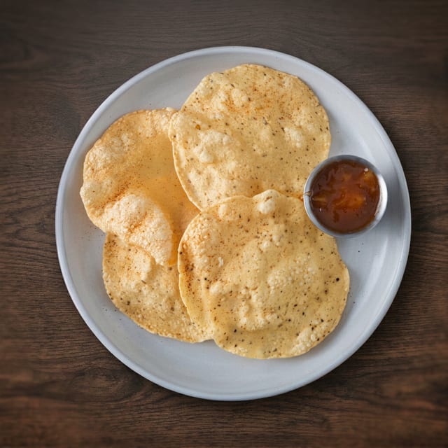 Papadum.